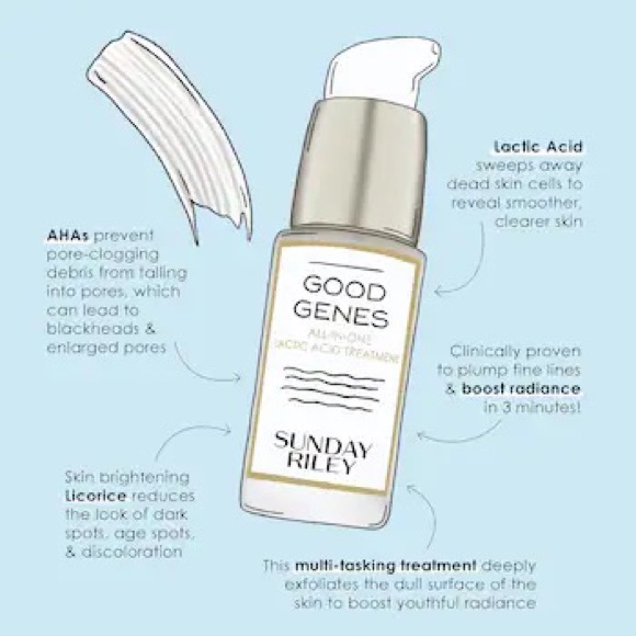 Sunday Riley Good Genes 1oz MINI BOTTLES + 5ml Bonus C.E.O. Facial Oil (BNIB) - Picture 5 of 5